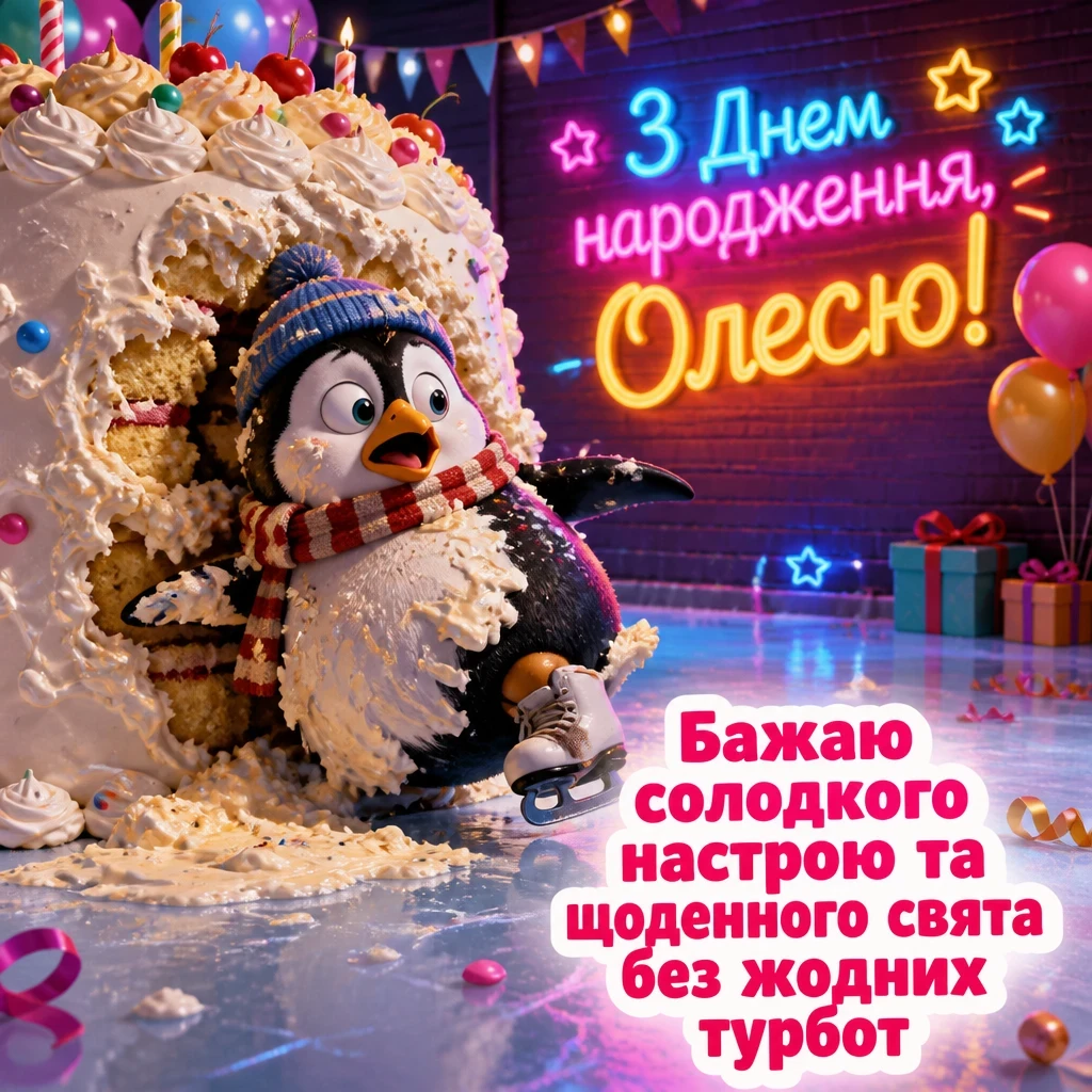 олеся з днем народження