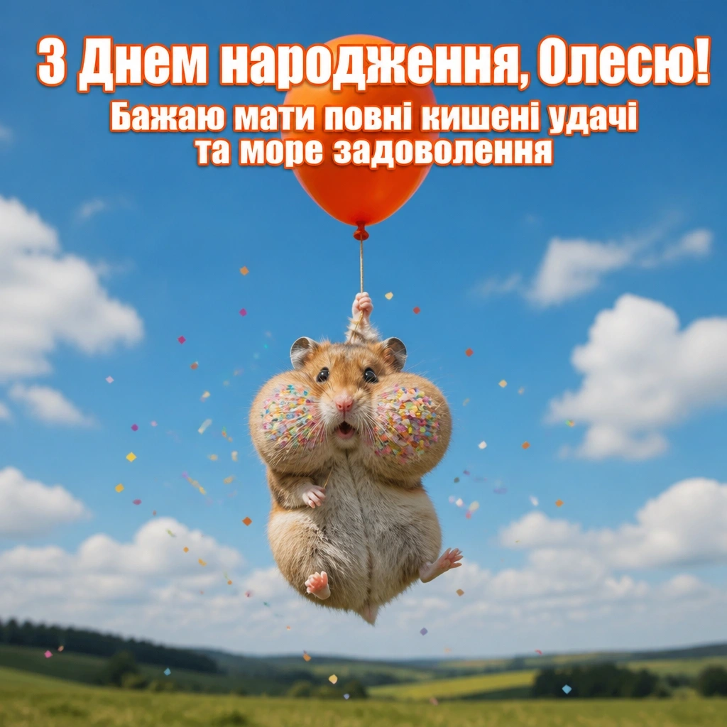 олеся з днем народження