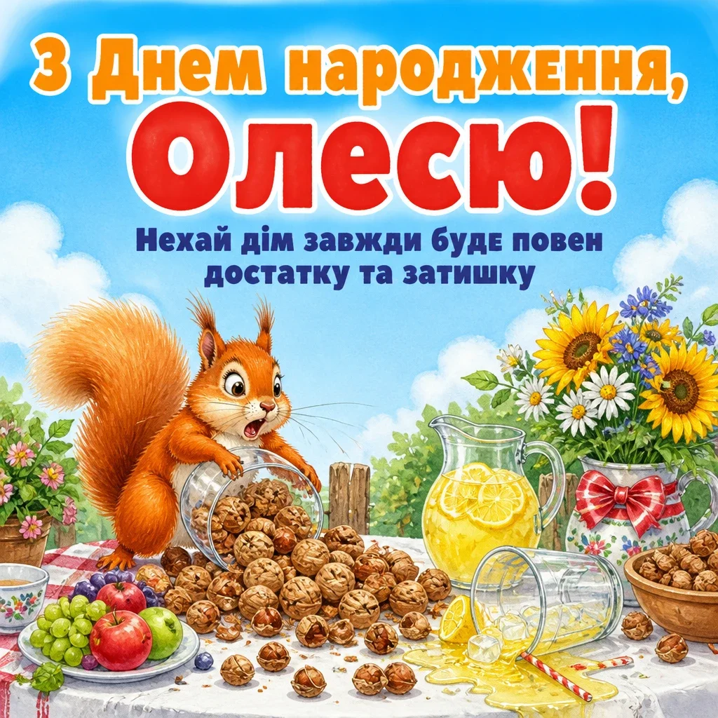 олеся з днем народження