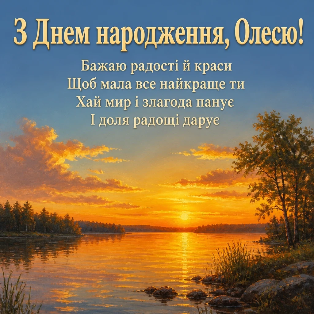 олеся з днем народження