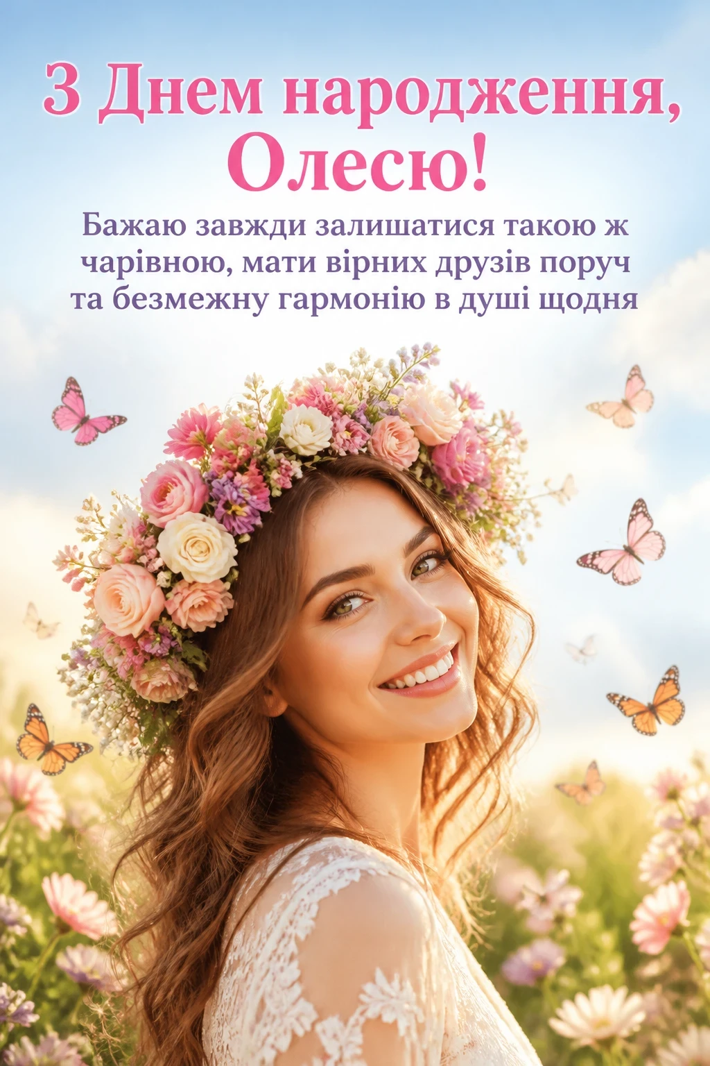 олеся з днем народження
