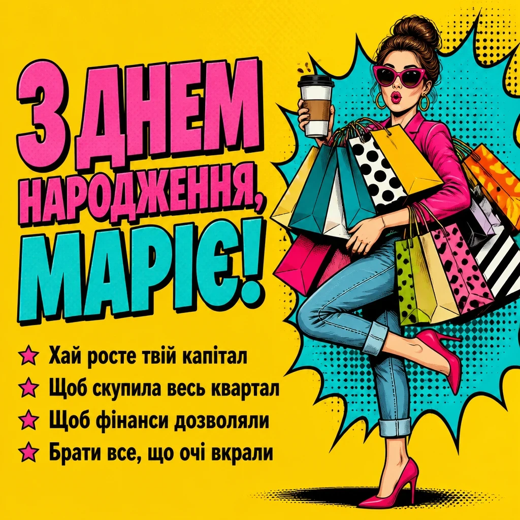 з днем народження марія картинки