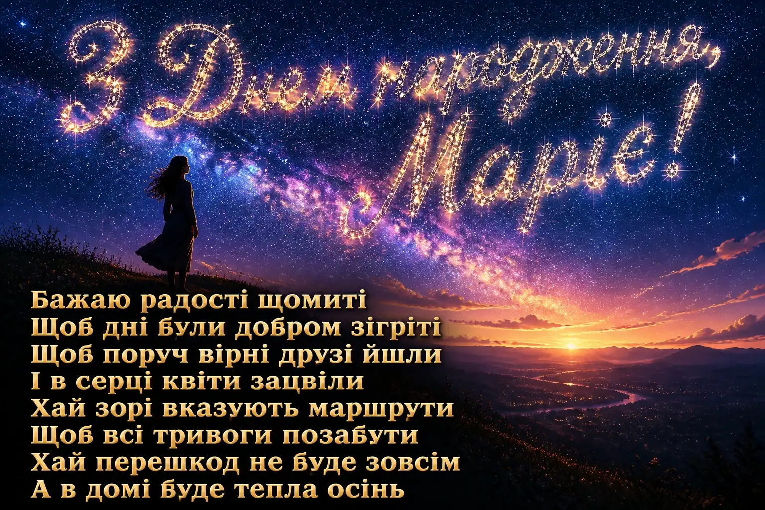 з днем народження марія картинки