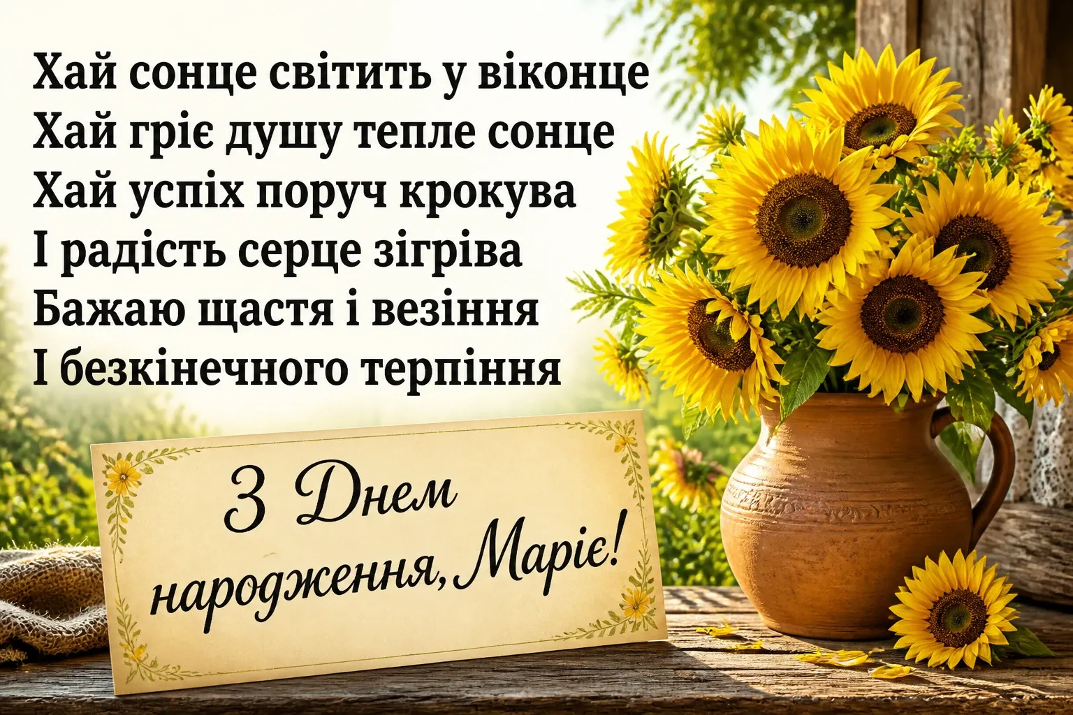 з днем народження марія картинки