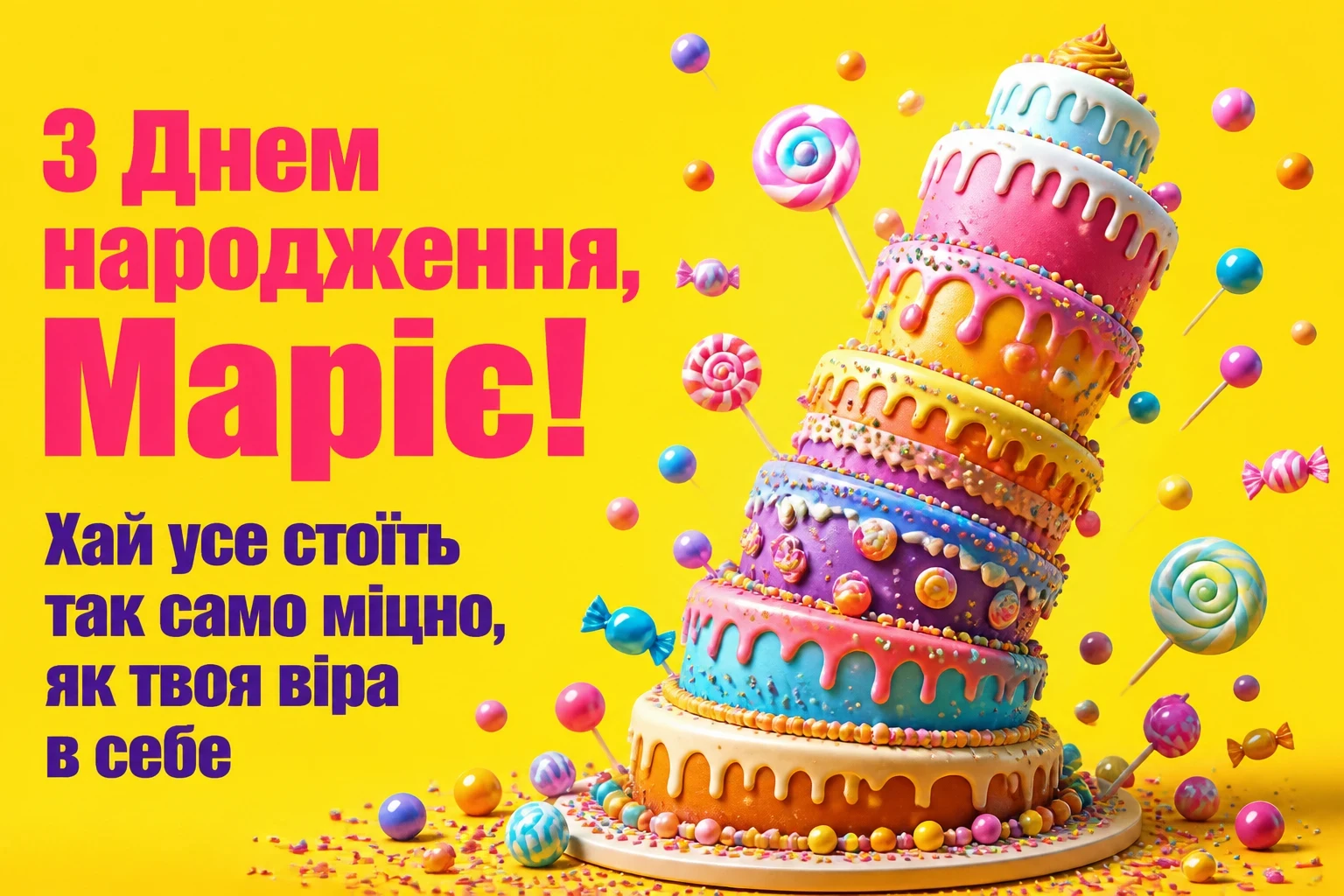 з днем народження марія картинки