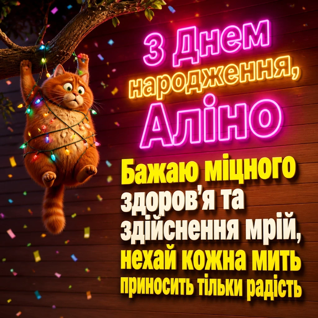 з днем народження аліна картинки