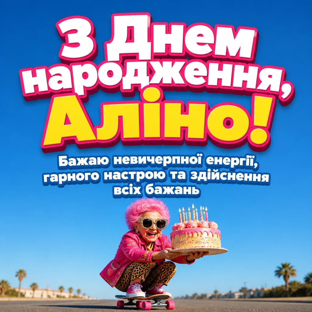 з днем народження аліна картинки