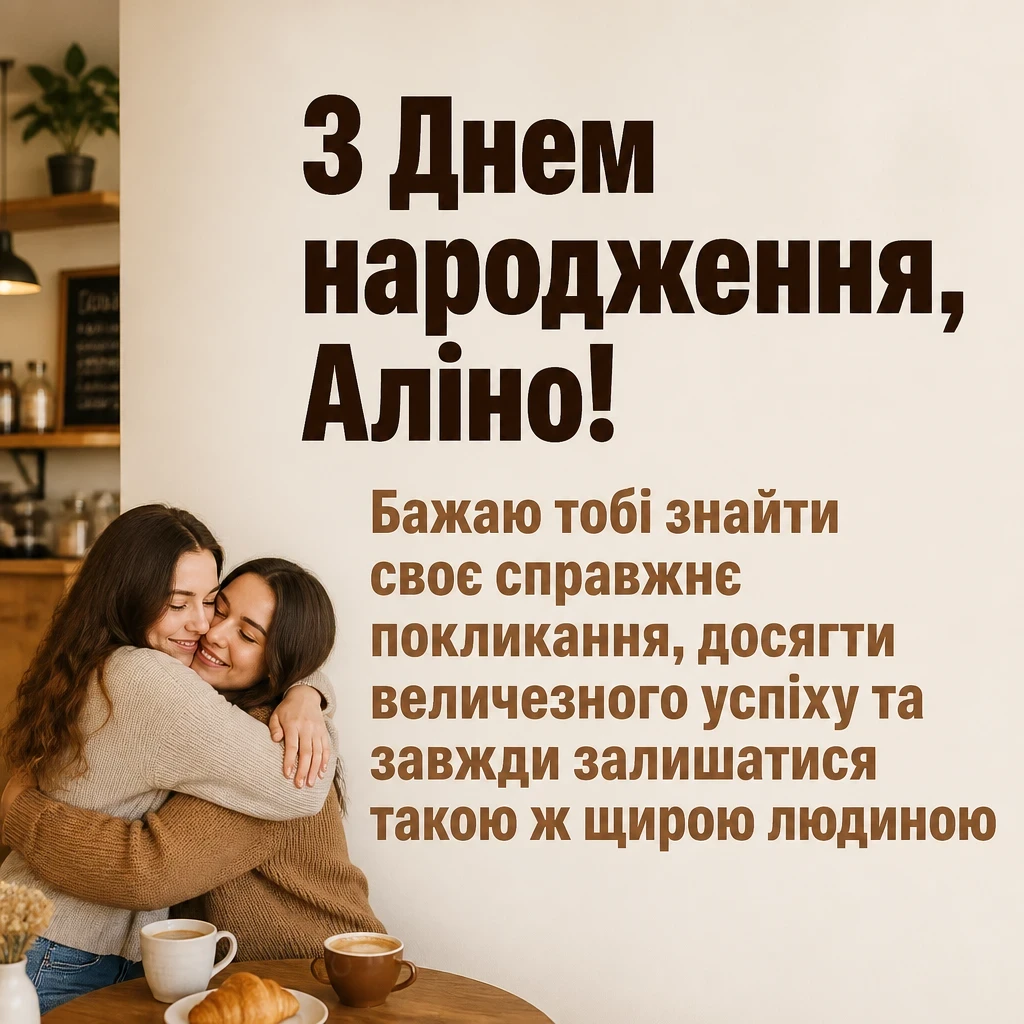 з днем народження аліна картинки