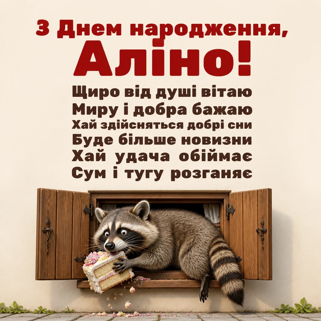 з днем народження аліна картинки