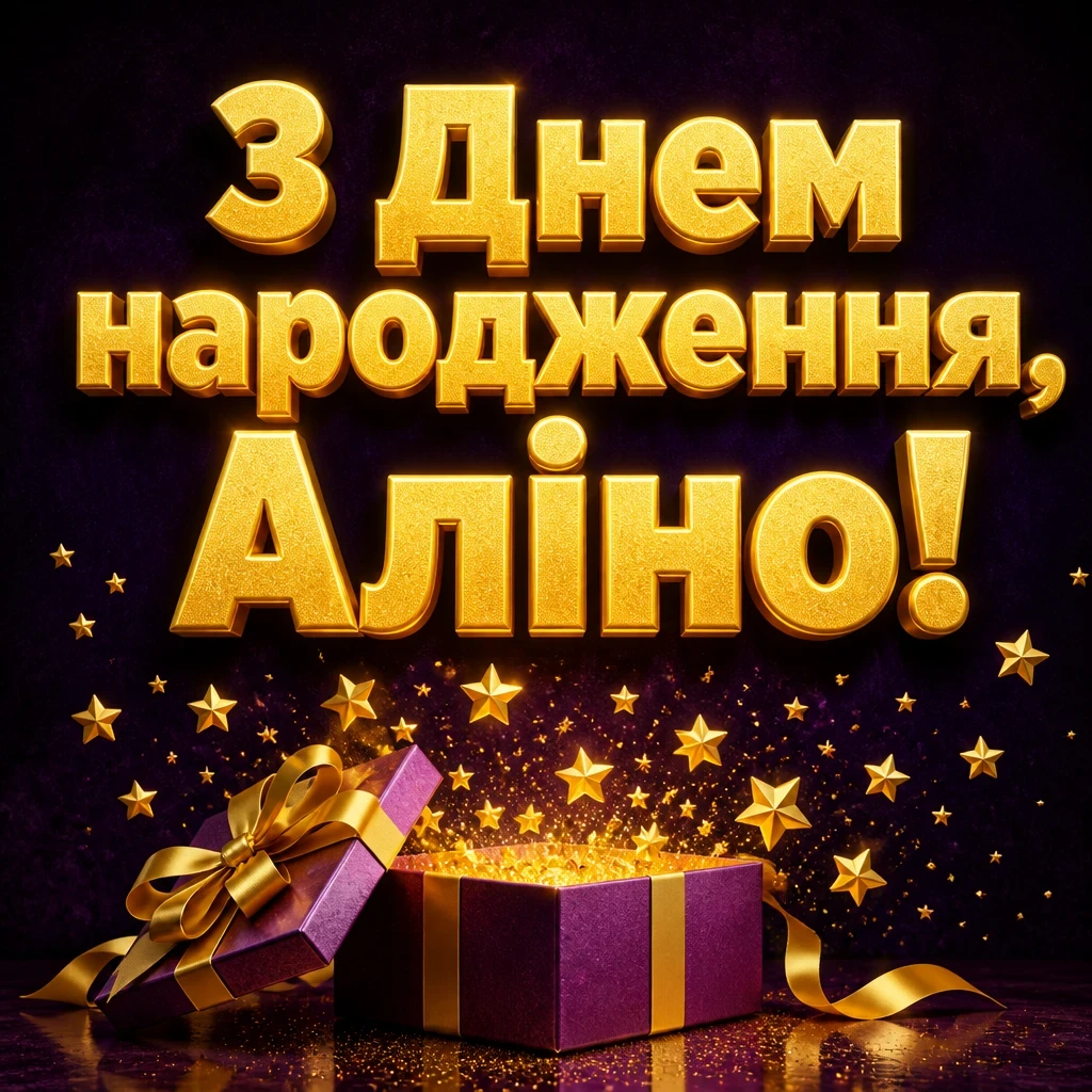 з днем народження аліна картинки