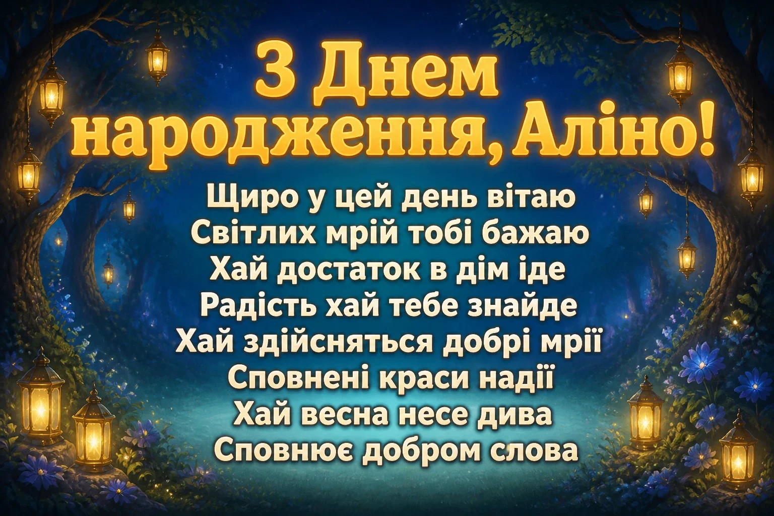 з днем народження аліна картинки