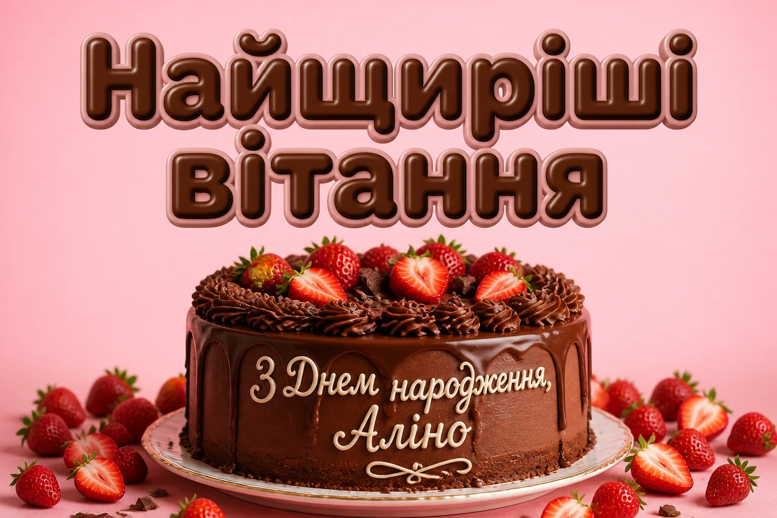 з днем народження аліна картинки