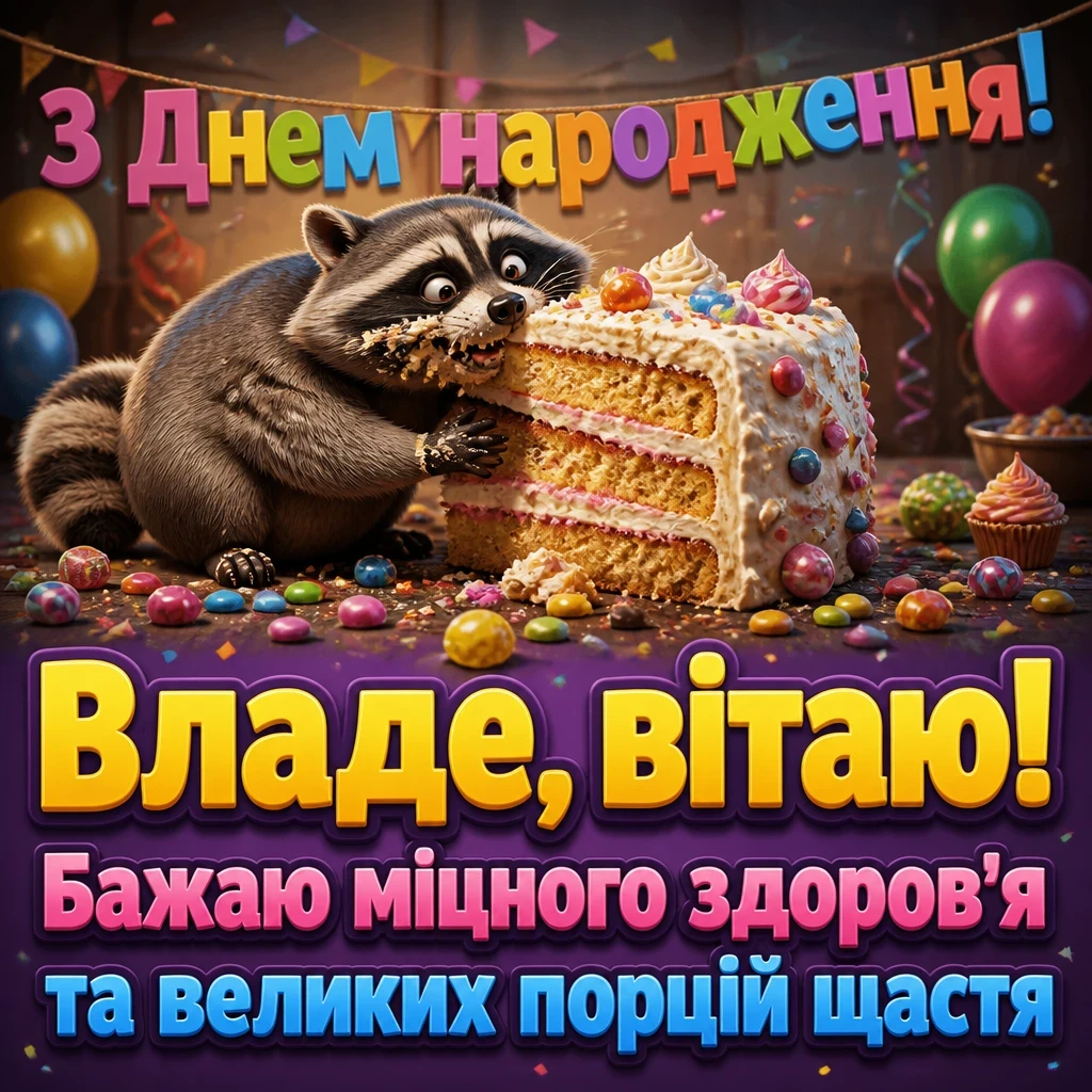 з днем народження влада