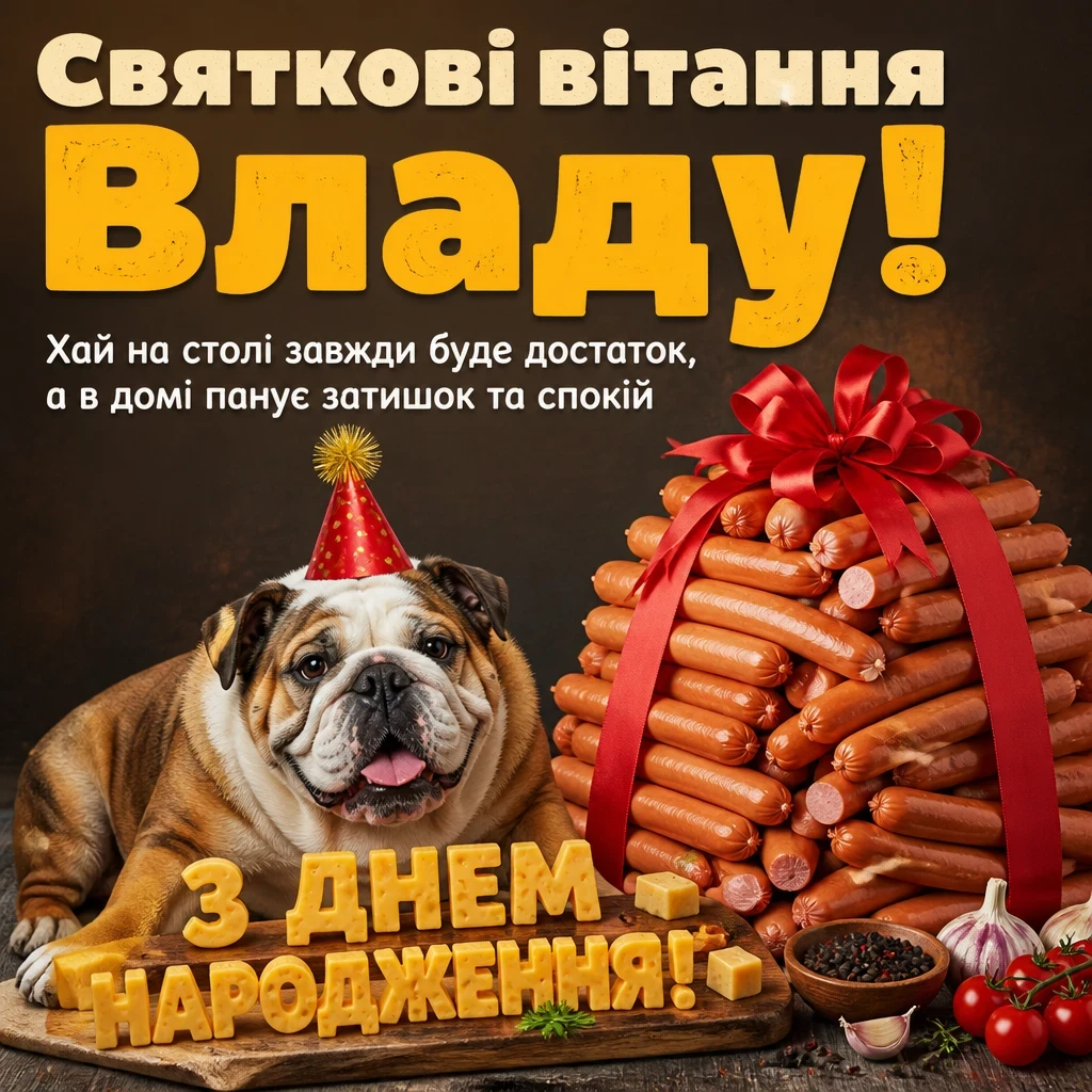 з днем народження влада