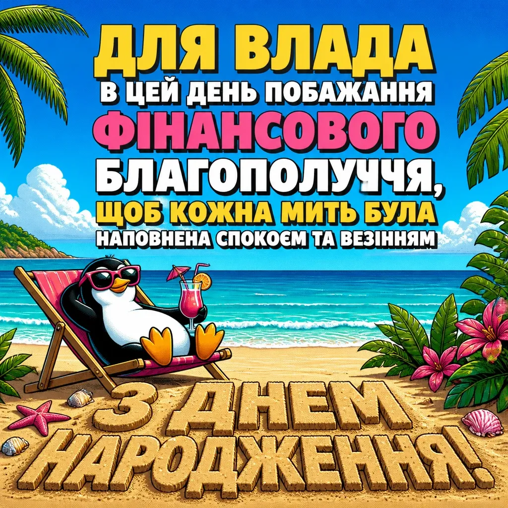 з днем народження влада