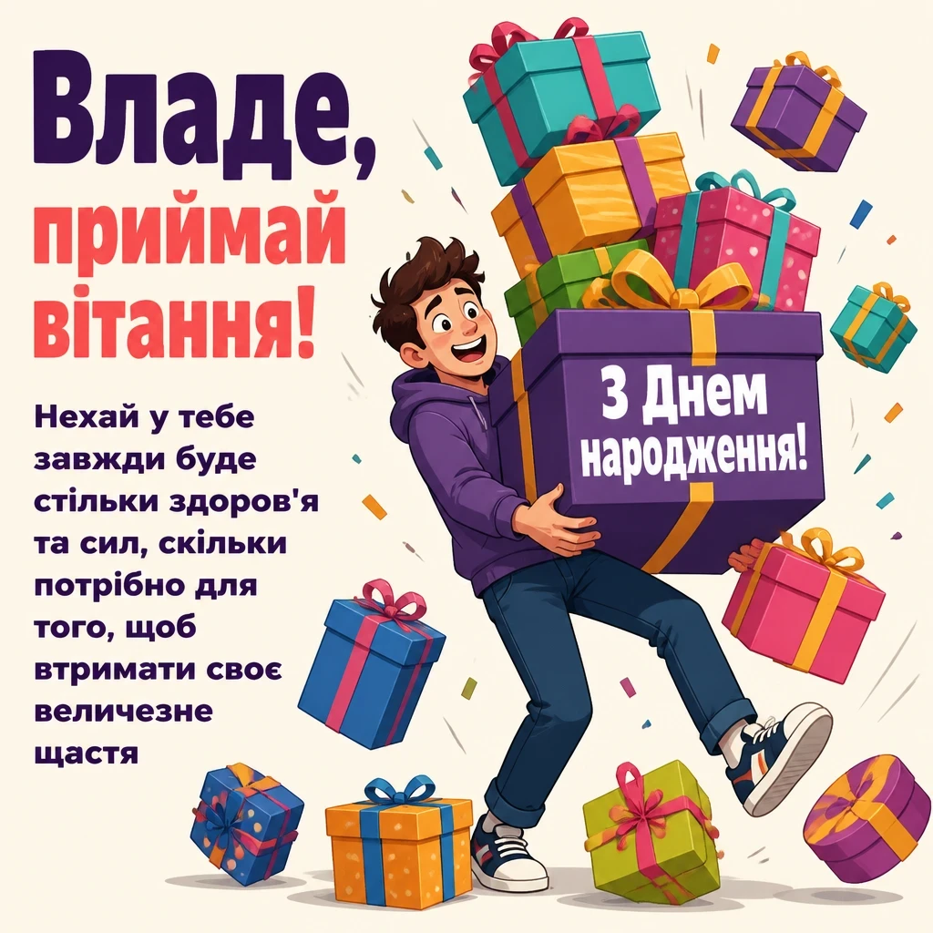 з днем народження влада