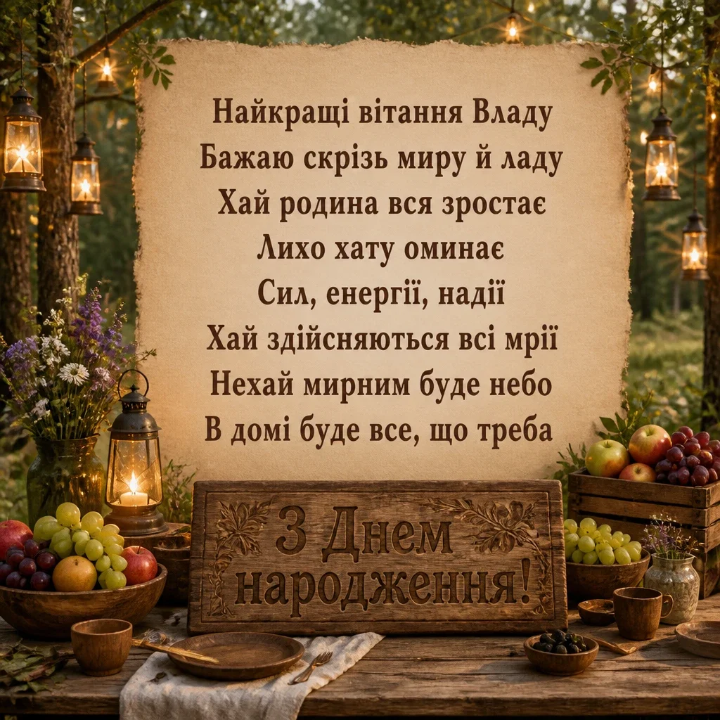 з днем народження влада
