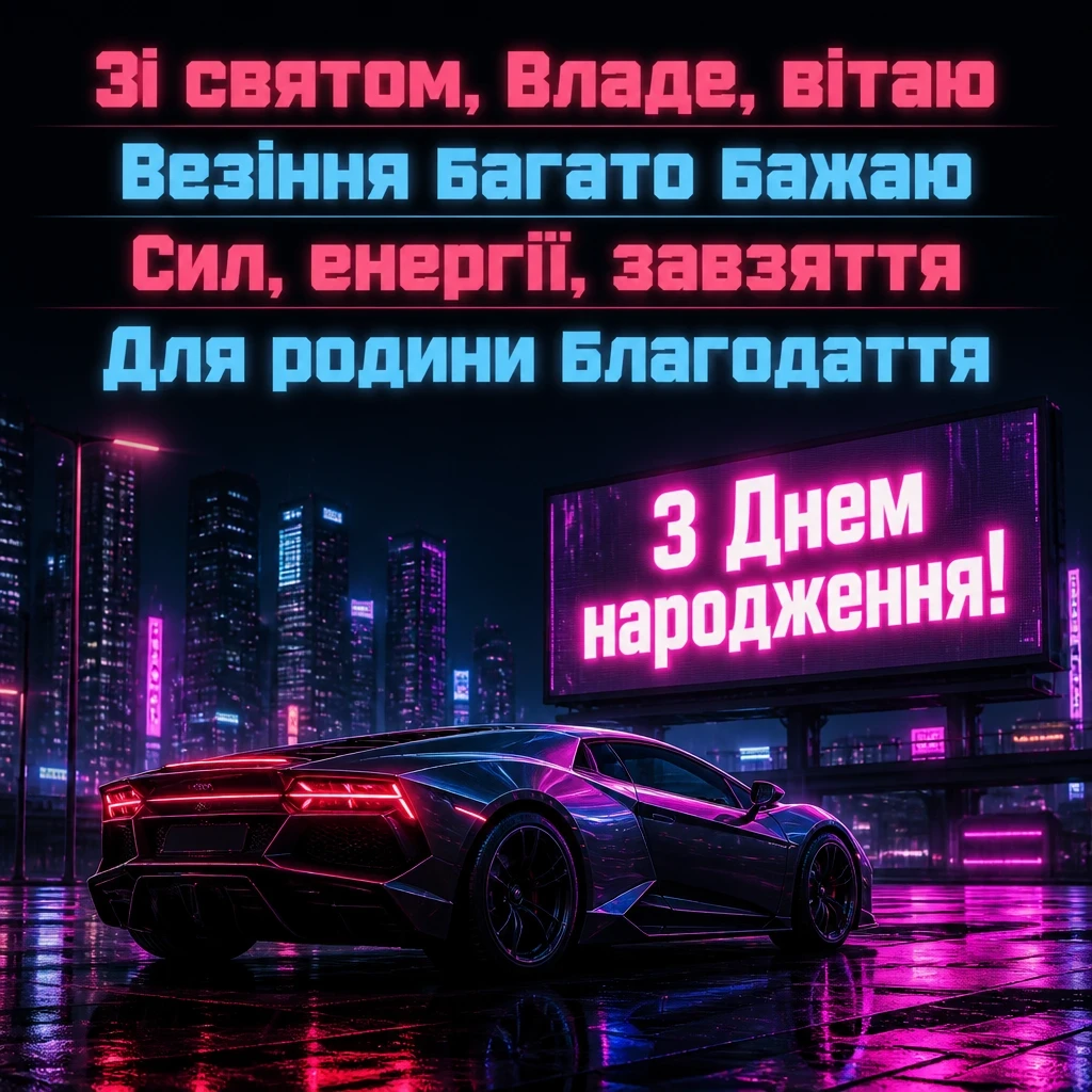 з днем народження влада