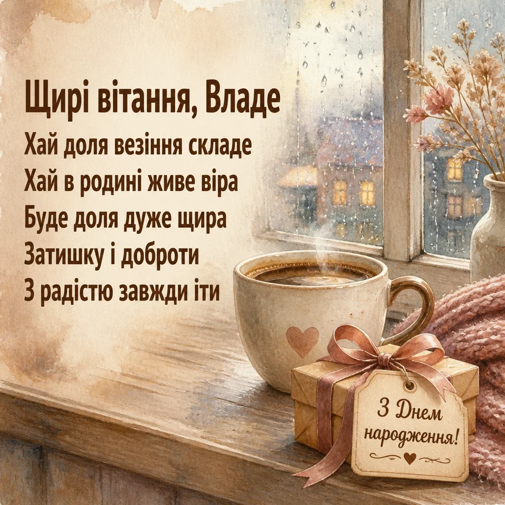 з днем народження влада