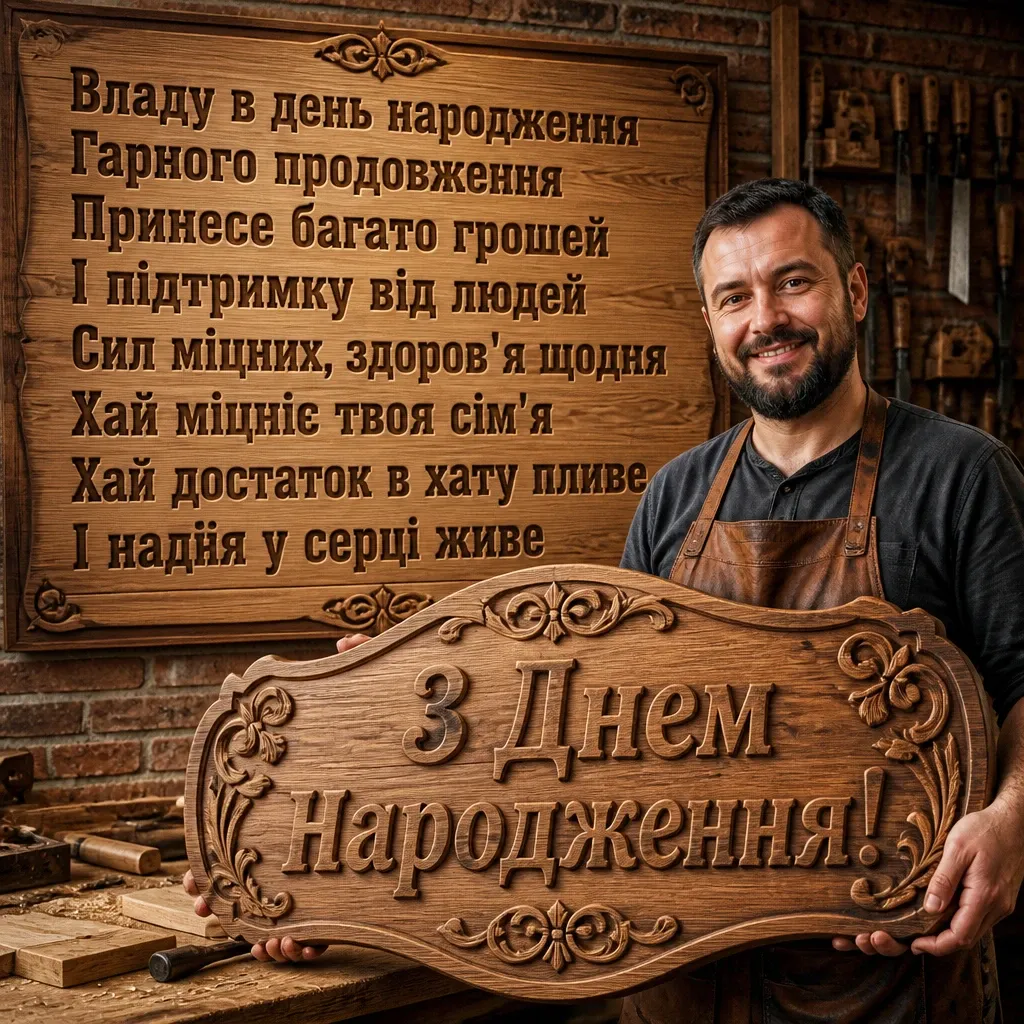 з днем народження влада