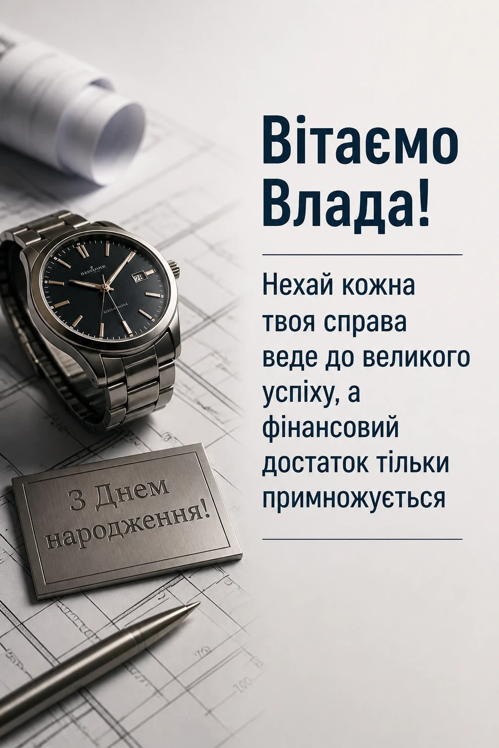 з днем народження влада