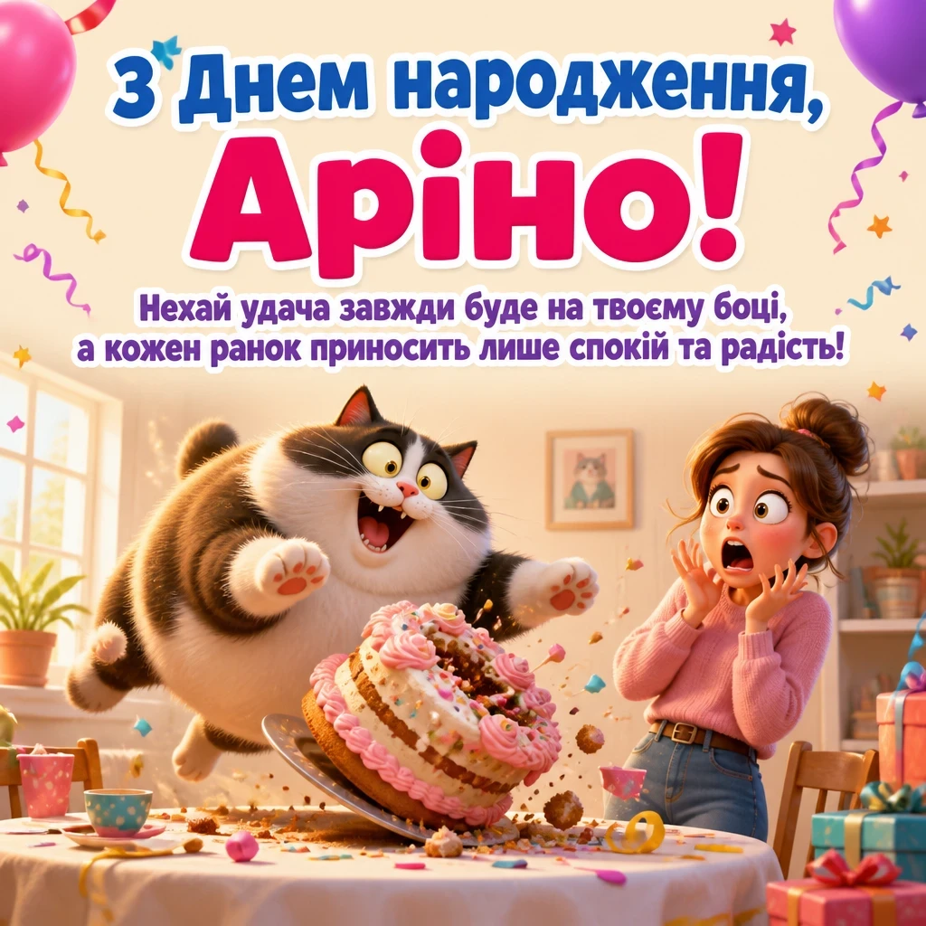 з днем народження аріна