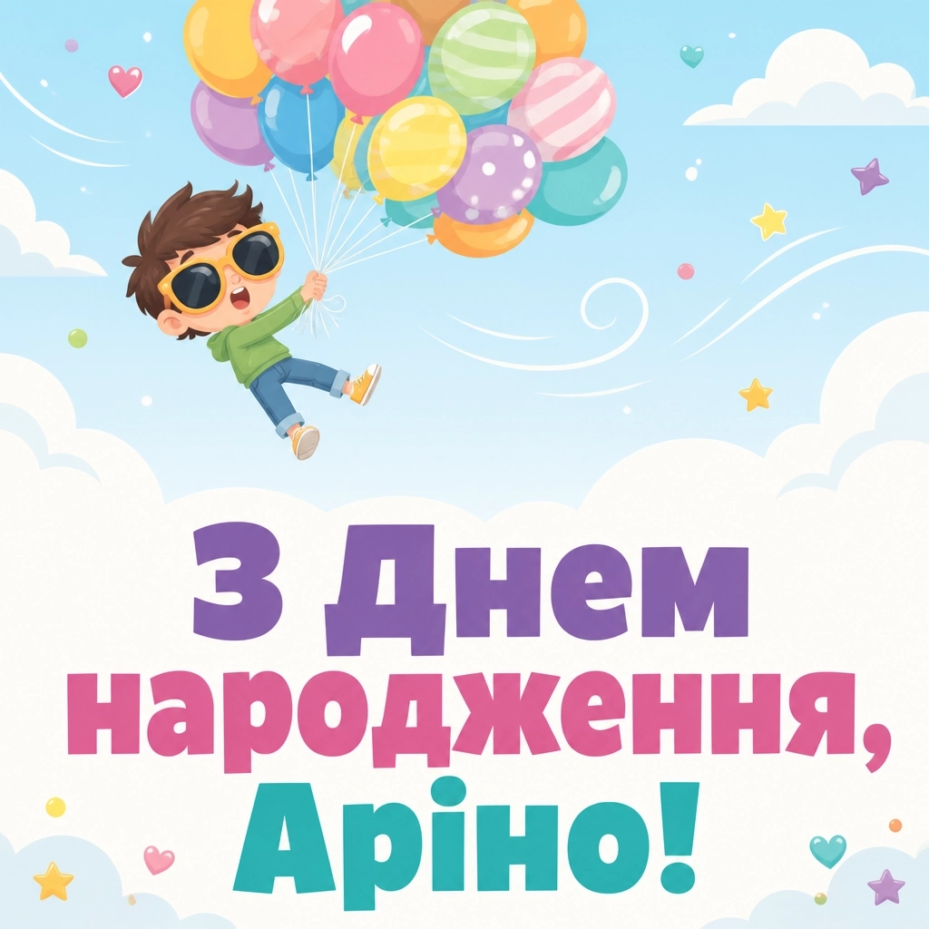 з днем народження аріна