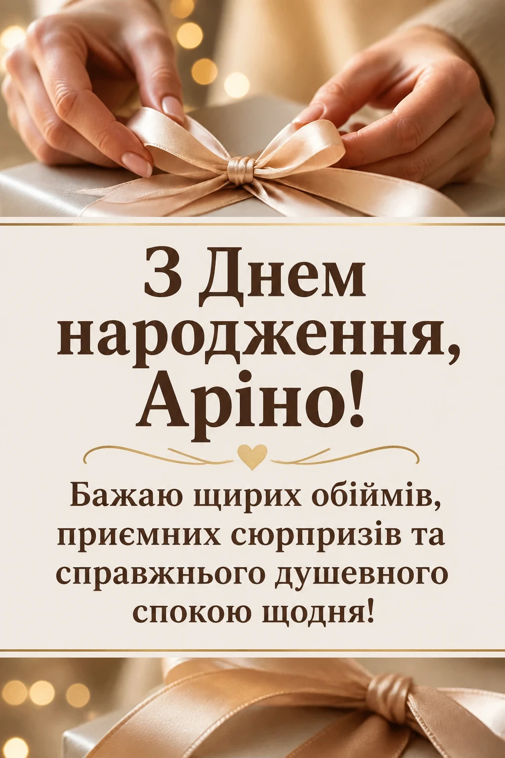 з днем народження аріна