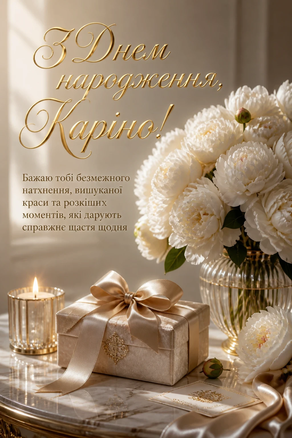каріна з днем народження