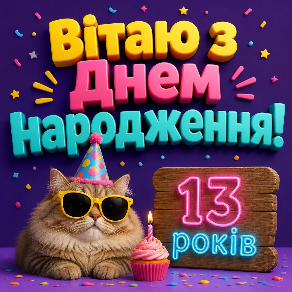 привітання з днем народження 13 років дівчинці привітання з днем народження 13 років дівчинці