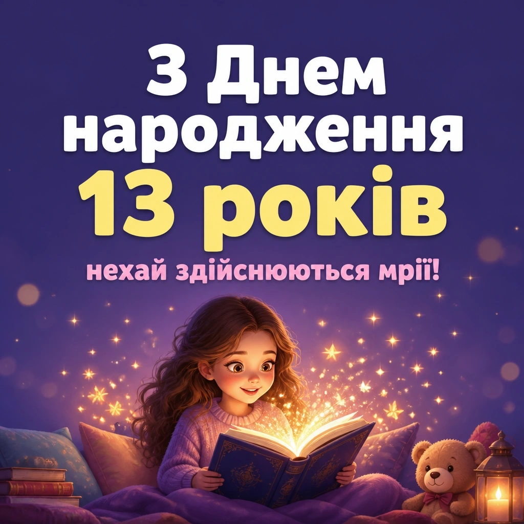 привітання з днем народження 13 років дівчинці привітання з днем народження 13 років дівчинці