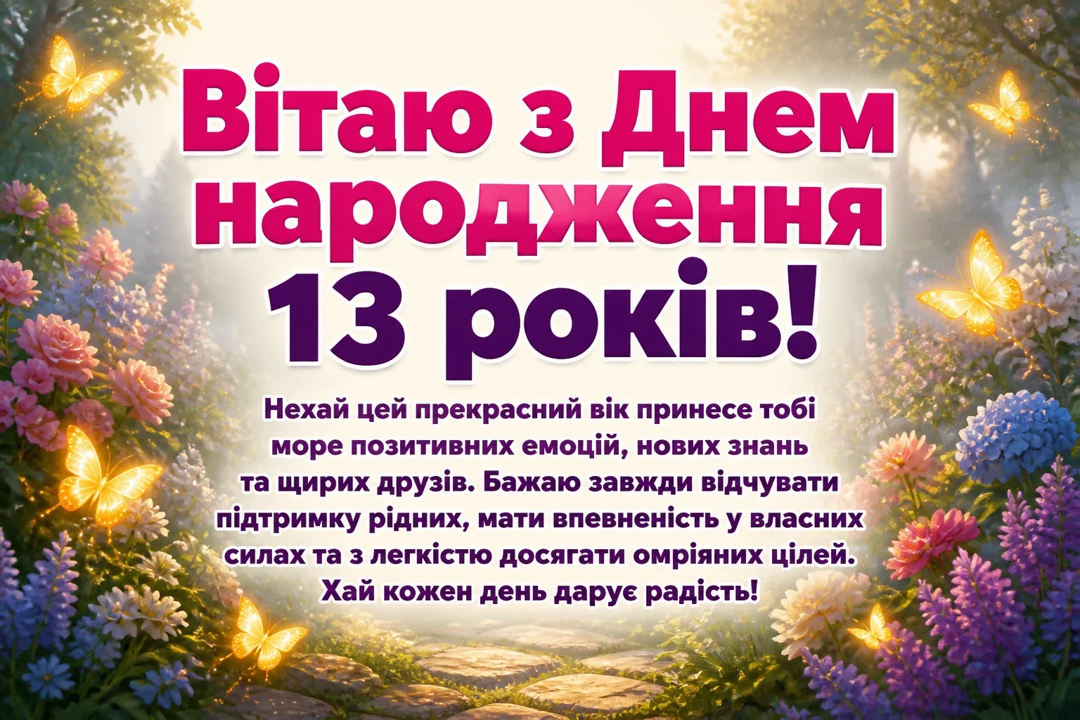 привітання з днем народження 13 років дівчинці привітання з днем народження 13 років дівчинці