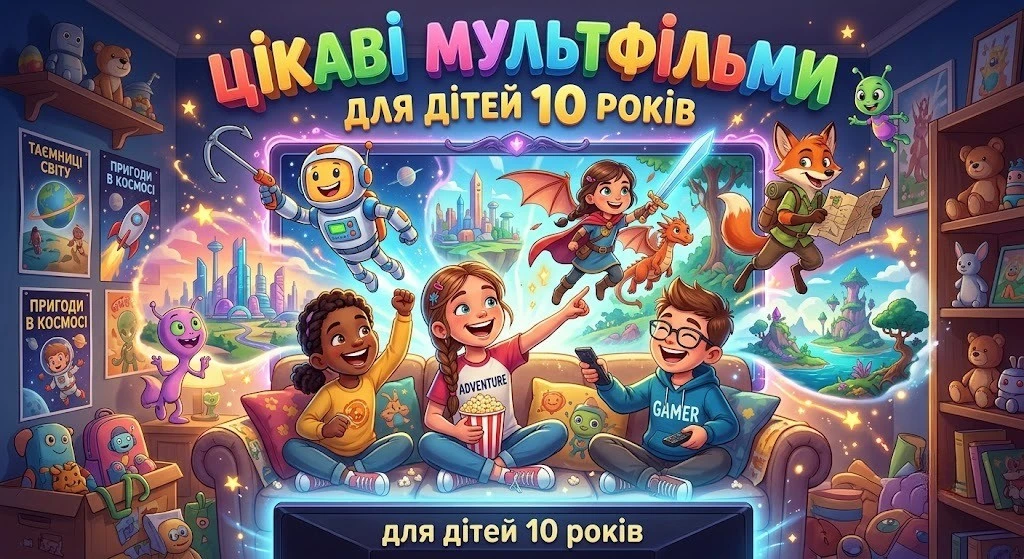 Цікаві мультфільми для дітей 10 років з рейтингом IMDb