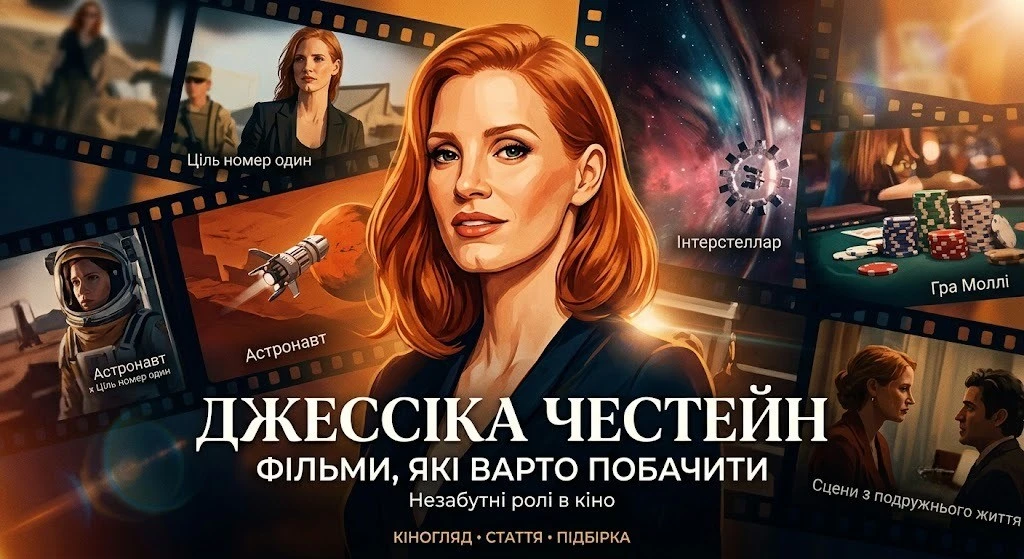 Найкращі фільми Джессіки Честейн за рейтингом IMDb