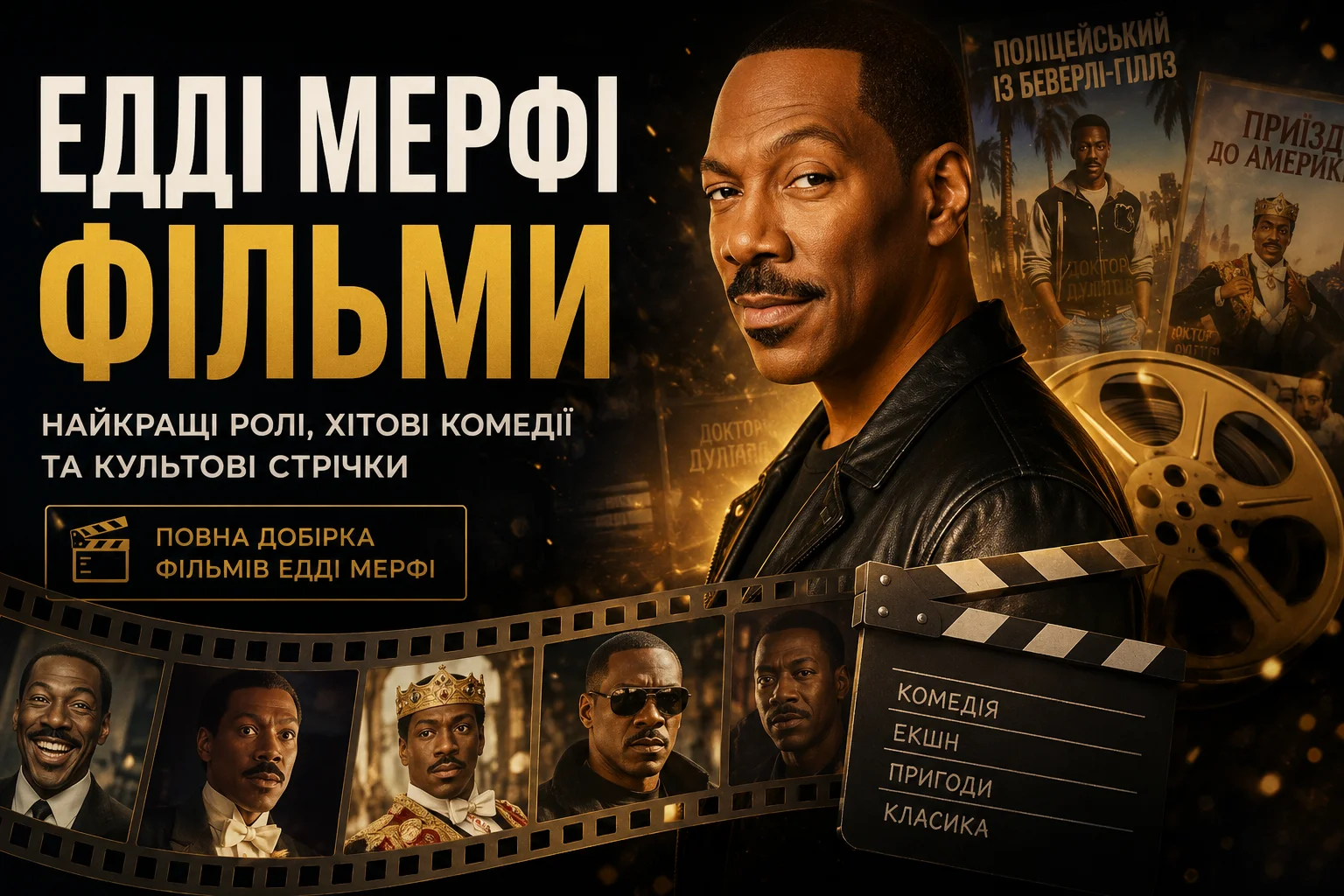 Топ фільмів і серіалів за участю Едді Мерфі