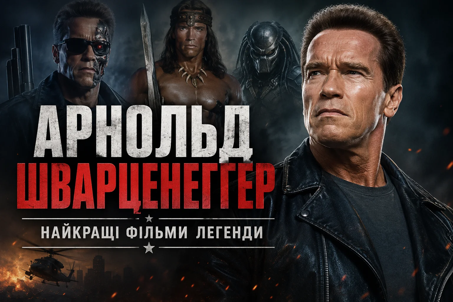Фільми Арнольда Шварценеґґера: від Конана до Термінатора