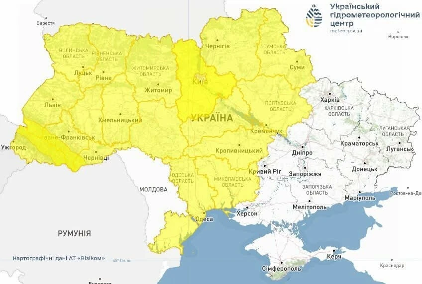 Шоковий прогноз синоптиків: шквали, град та перший рівень небезпеки накриють Миколаївщину