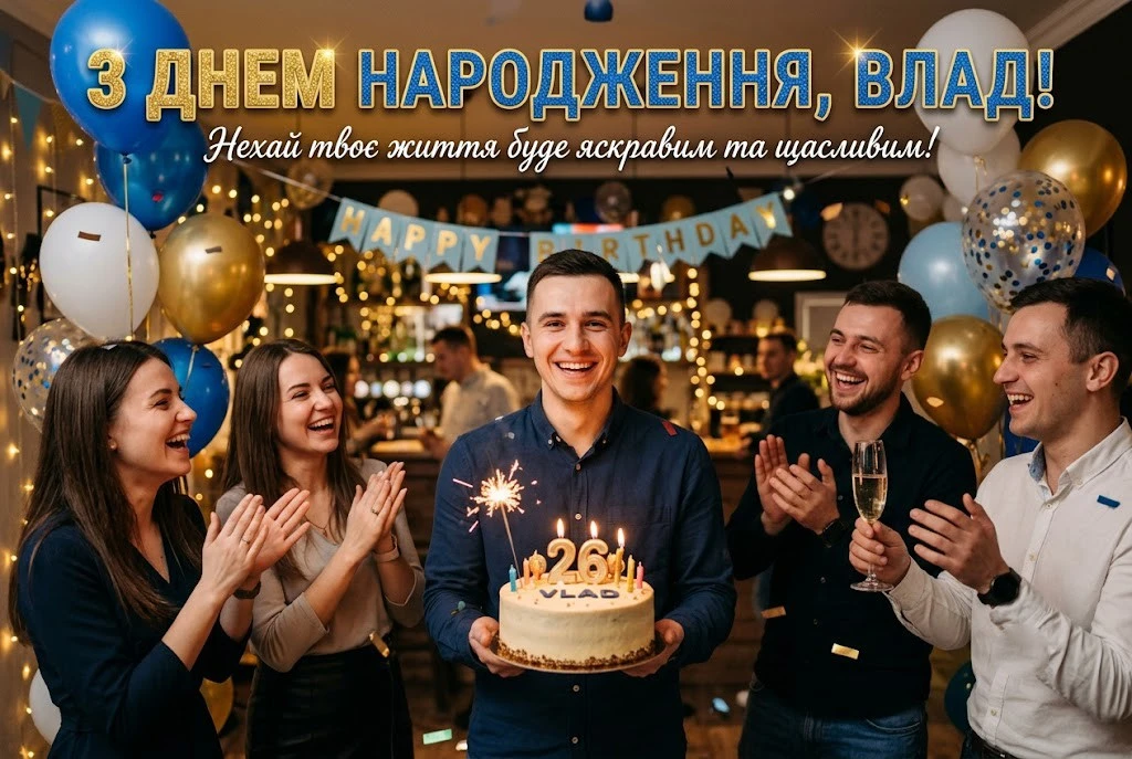 З днем народження Влада